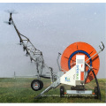 fertilizing and water hose reel irrigator